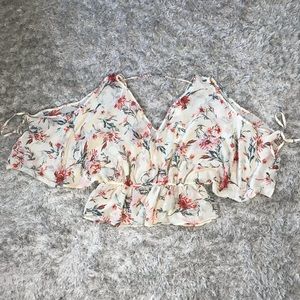 Sheer Floral Top